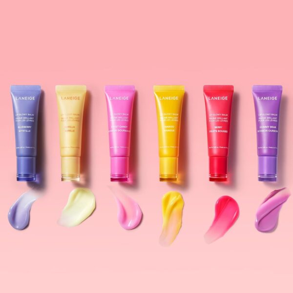 LANEIGE Lip Glowy Balm Stocking Stuffer: Hydrate, Glossy, Lightweight, Moisturize & Tint with Shea Butter - Image 7